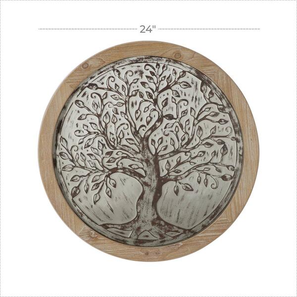 9th & Pike&#174; Brown Farmhouse Abstract Tree Wall Decor