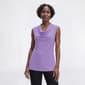 Womens Kasper Sleeveless Cowl Neck Solid Blouse - image 2