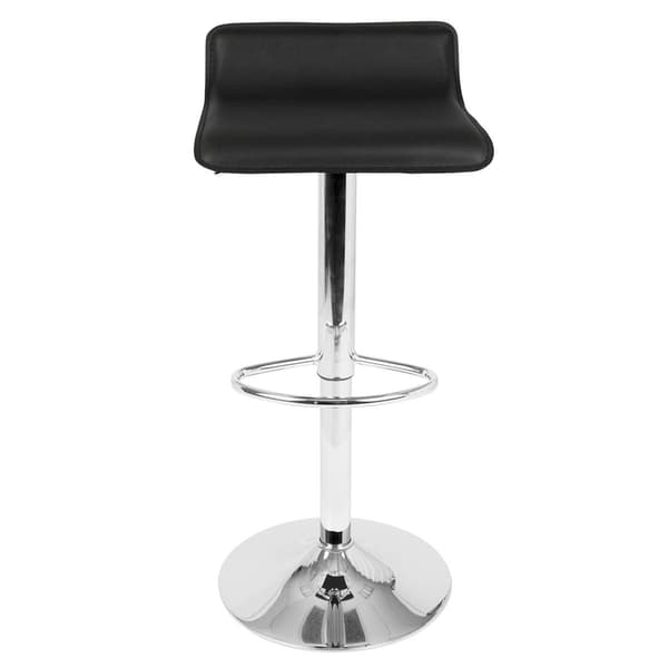 LumiSource Ale Contemporary Adjustable Bar Stools - Set of 2