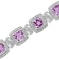 Haus of Brilliance Purple Amethyst & 1/10ctw.. Diamond Bracelet - image 4