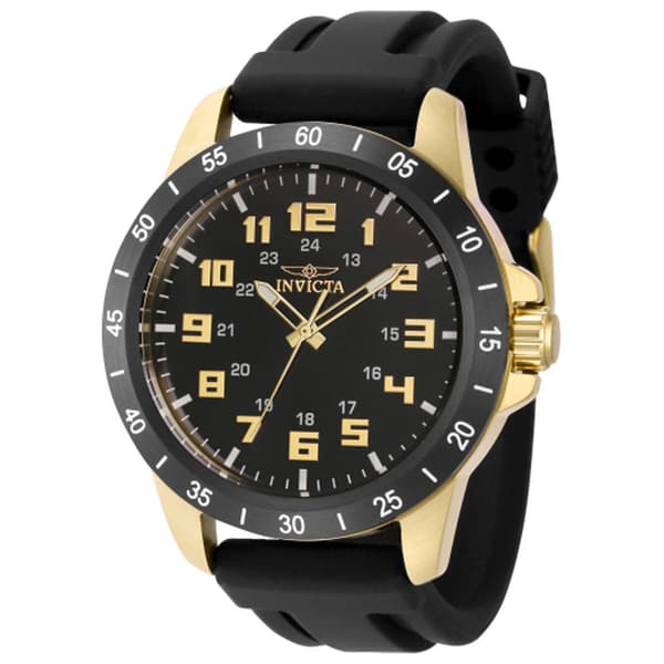 Mens Invicta Pro Diver Gold/Black Dial Quartz Watch - 40005 - image 