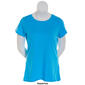 Juniors Plus Aveto Short Sleeve Crew Neck Basic Top - image 5