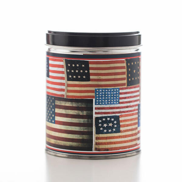 Our Own Candle Company 13oz. American Flags Apple Pie 4in. Candle - image 