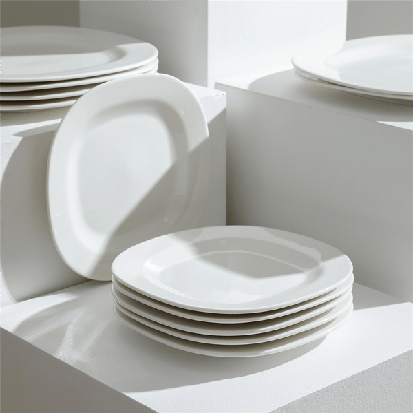 Stone Lain Quadro 4pc. Salad Plate Porcelain Set