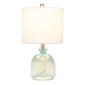 Lalia Home Classix Hammered Glass Jar Table Lamp w/Linen Shade - image 1