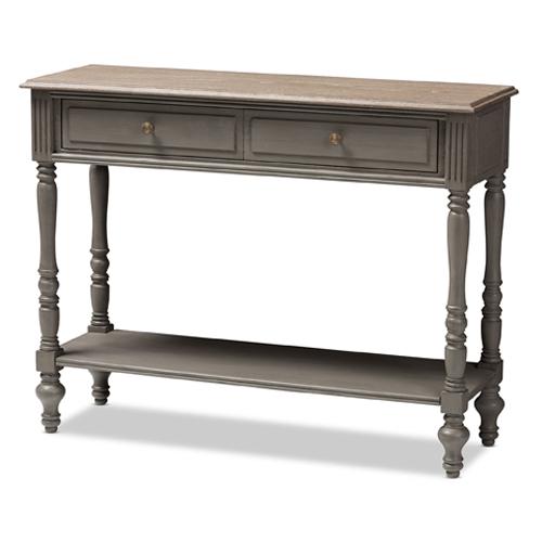 Baxton Studio Noemie 2 Drawer Console Table