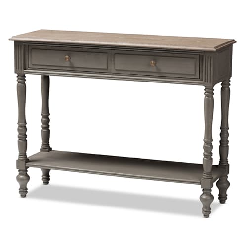 Baxton Studio Noemie 2 Drawer Console Table