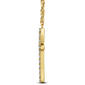 Nova Star® Yellow Gold 1/4ctw. Lab Grown Diamond Cross Pendant - image 2