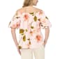 Womens Cece Off the Shoulder Ruffle Smocked Neck Floral Blouse - image 2