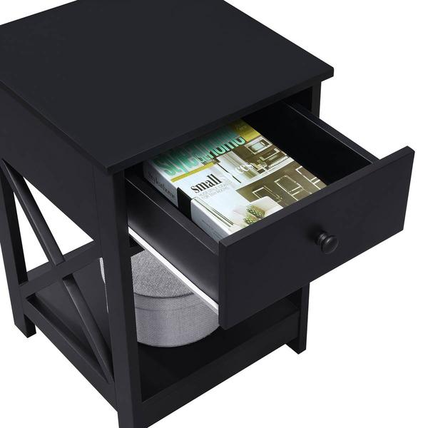 Convenience Concepts Oxford 1 Drawer End Table w/ Shelf