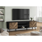 Monarch Specialties Contemporary 72in. TV Stand with Storage - image 1