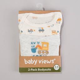 Baby Boy (3-9M) baby views(R) 2pk. Construction Crew Bodysuits
