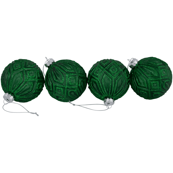 Northlight 4ct. Glitter Lined Diamonds Christmas Ball Ornament