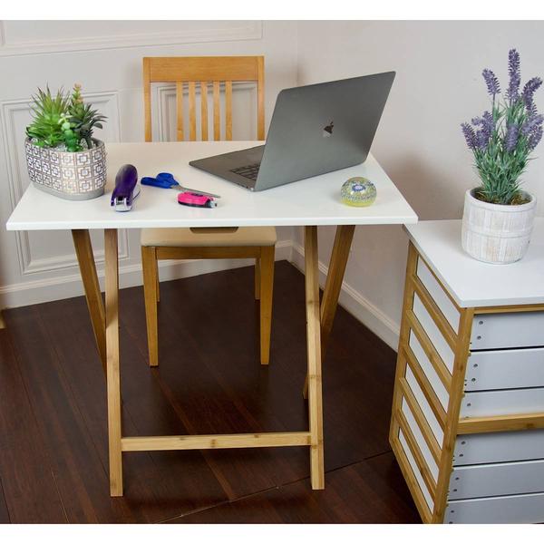 eccostyle™ Solid Bamboo Frame Folding Desk - image 