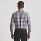 Mens Chaps Long Sleeve Stretch Plaid Button Down - Port - image 4