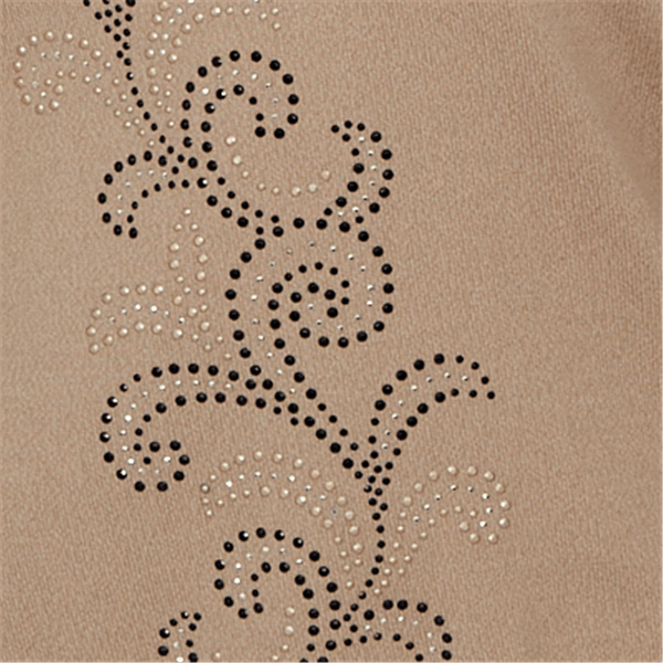 Plus Size Alfred Dunner Travel Advisory Beaded Scroll Sweater