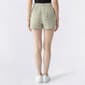 Juniors Derek Heart Aztec Yum Paper Bag Rope Belt Shorts-Seagrass - image 2