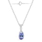 Gemstone Classics&#40;tm&#41; Natural Tanzanite Lab Grown Diamond Pendant - image 1