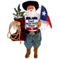 Santa''s Workshop 12in. Don’t Mess with Texas Claus - image 1