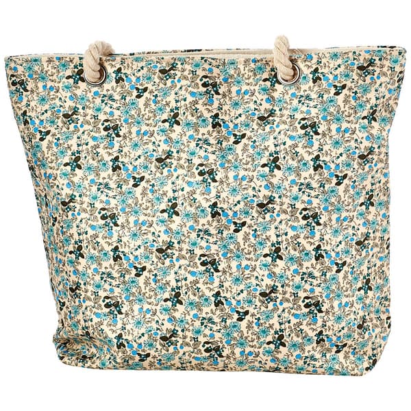 Renshun Blue Floral Tote