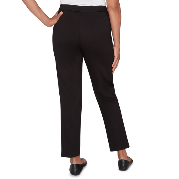 Womens Alfred Dunner Barcelona Ponte Knit Short Length Pants