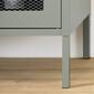 South Shore Crea Sage Green Metal Mesh 2-Door Accent Cabinet - image 3