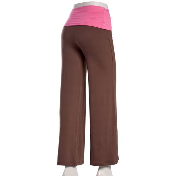 Juniors C-Life Pooh Contour Fold Over Waist Wide Leg Pants