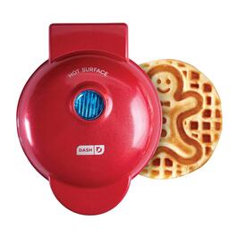 Dash Gingerbread Man Mini Waffle Maker