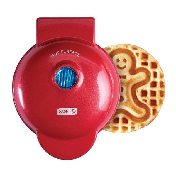 Dash Gingerbread Man Mini Waffle Maker - image 