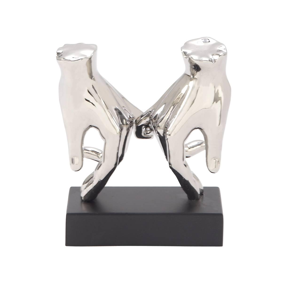 9th & Pike® Porcelain Hands Sculpture