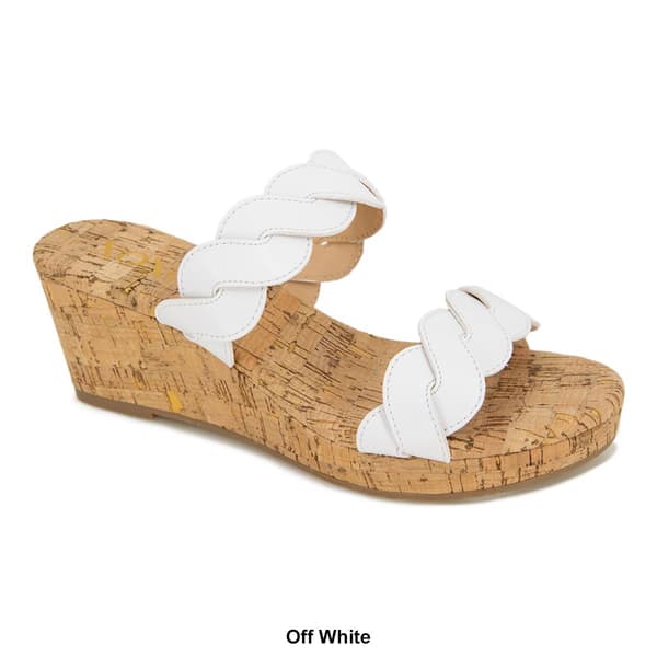 Womens XOXO Joana-B Wedge Slide Sandals