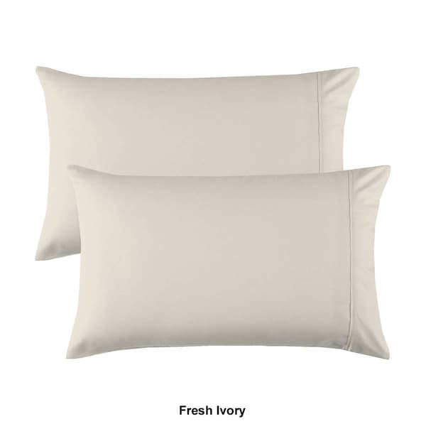 Purity Home Light Weight Organic Cotton Percale Pillowcases