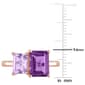 Gemstones Classics™ Rose Plated Octagon Amethyst Ring - image 5
