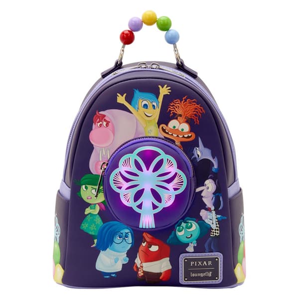 Loungefly Pixar Inside Out 2 Light Up Mini Backpack