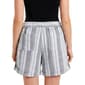 Womens Per Se Stripe Pocket Linen Shorts - image 2