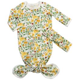 Baby Girl Baby Essentials Yellow Floral Sleep Sack & Headband Set