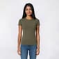 Juniors Derek Heart Hourglass Crew Neck Double Layer Tee - image 3
