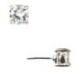 Anne Klein Silver-Tone Crystal Stud Earrings - image 1