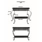 9th & Pike® Dark Brown Traditional Metal Console Table - image 8