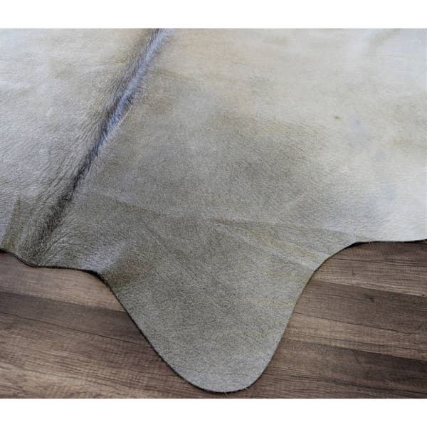 Rugs America&#8482; Hand Curated Beigish Grey Cowhide Area Rug