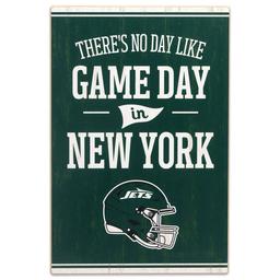 Open Road Jets Gameday Vertical Wood