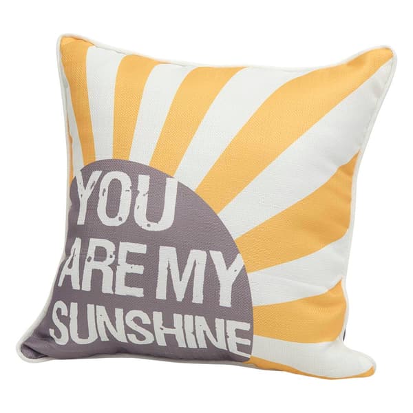 You Are My Sunshine Decorative Pillow 18x18 Boscov's
