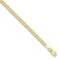 Unisex Gold Classics(tm)10kt. 2.9mm Flat Beveled Curb Chain Bracelet - image 1