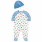 Baby Boy (NB-9M) Little Me(R) Construction Truck Footie & Hat Set - image 1