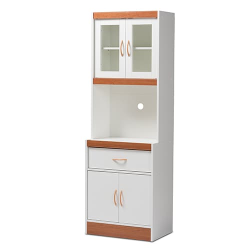 Baxton Studio Laurana Kitchen Cabinet and Hutch