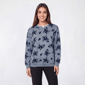 Petite Hasting & Smith Fleece Lined Floral Sweatshirt - image 3