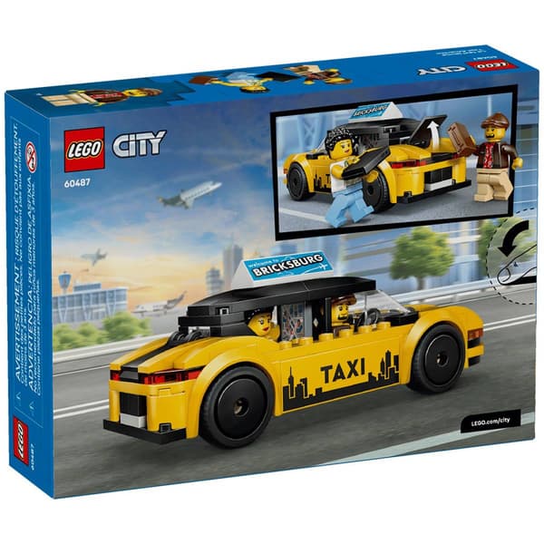 LEGO® City Yellow Taxi Building Kit