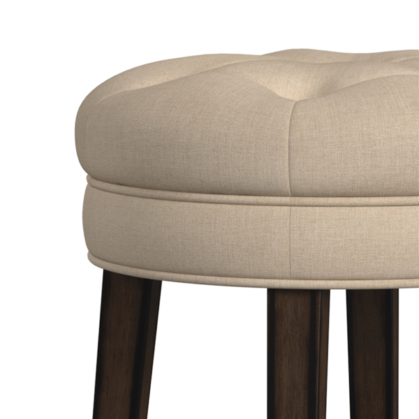 HH2 Home Krauss Stone Backless Swivel Counter Height Stool