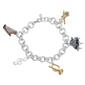 Napier Boxed Two Tone 7.5 Music Charm Bracelet - image 1