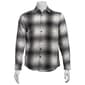 Mens Mountain Ridge Long Sleeve Flannel Shirt - Black/Grey - image 1